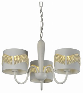 ANTONIO LAMPA WISZĄCA 3X60W E27 BIAŁY | Candellux 33-22998
