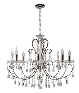 AURORA LAMPA WISZĄCA 8*40W E14 CHROM | Candellux 38-97579