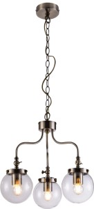 BALLET LAMPA WISZĄCA 3X40W E27 PATYNOWY | Candellux 33-70869