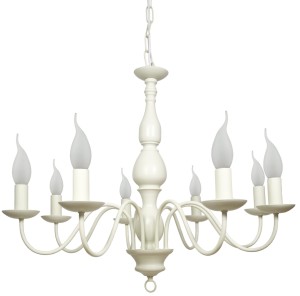 BELLAGIO LAMPA WISZĄCA 8X40W E14 KREMOWY | Candellux 38-96510