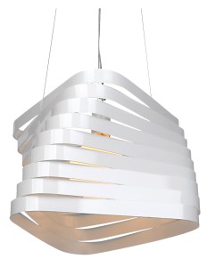 BIZO LAMPA WISZĄCA 1X60W E27 38CM BIAŁY | Candellux 31-21581