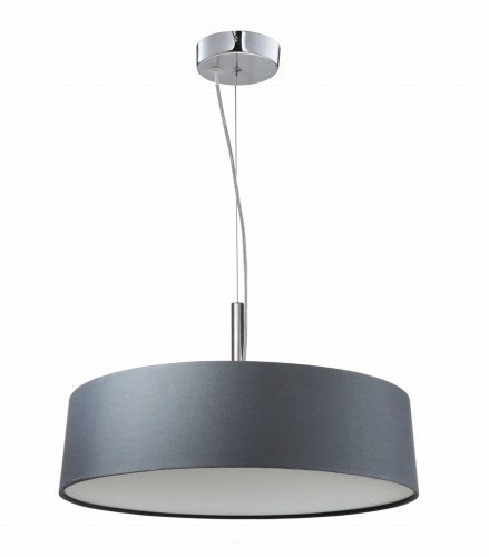 BLUM LAMPA WISZĄCA 3X60W E27 SREBRZYSTO SZARY | Candellux 31-46673