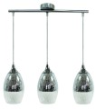 CELIA LAMPA WISZĄCA 3X60W E27 SREBRNY | Candellux 33-51585