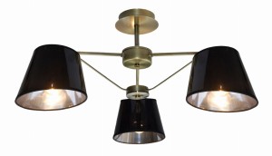 CORTEZ LAMPA WISZĄCA 3X40W E14 PATYNA | Candellux 33-54982