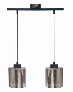 COX LAMPA WISZĄCA 2X60W E27 CHROM | Candellux 32-53879
