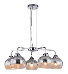 CROMINA LAMPA WISZĄCA 5X60W E27 CHROM | Candellux 35-56375