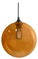EDISON LAMPA WISZĄCA 25 1X60W E27 BURSZTYNOWY + ŻARÓWKA | Candellux 31-21397