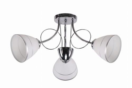 ELOTTE LAMPA SUFITOWA 3X40W E27 BIAŁY | Candellux 33-77974
