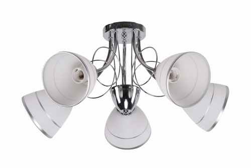 ELOTTE LAMPA SUFITOWA 5X40W E27 BIAŁY | Candellux 35-77936