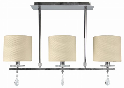 ESTERA LAMPA SUFITOWA 3X40W E14 CHROM | Candellux 33-11510