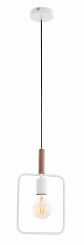 FRAME LAMPA WISZĄCA 1X60W E27 BIAŁY | Candellux 31-73563