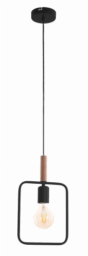 FRAME LAMPA WISZĄCA 1X60W E27 CZARNY | Candellux 31-73501