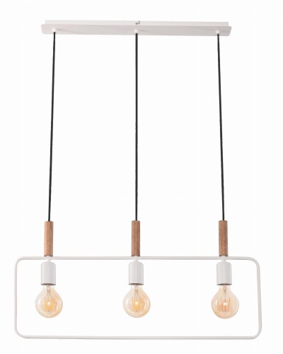 FRAME LAMPA WISZĄCA 3X60W E27 BIAŁY | Candellux 33-73532