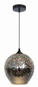 GALACTIC 2 LAMPA WISZĄCA 23 1X60W E27 3D | Candellux 31-51295