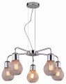 GLIVA LAMPA WISZĄCA 5X60W E27 CHROM (BEZ ŻARÓWEK) | Candellux 35-58669