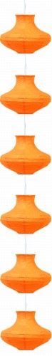 GRIFF - ZWIS /6 PAPIEROWY ŚR.25 ORANGE E-14 6X40W | Candellux 3494061-18
