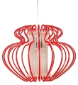 IMPERIA LAMPA WISZĄCA 1X60W E27 520X420 DUŻA CZERWONA PROMOCJA | Candellux 31-36578