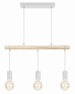 IZZY LAMPA WISZĄCA 3X60W E27 BIAŁY | Candellux 33-78070
