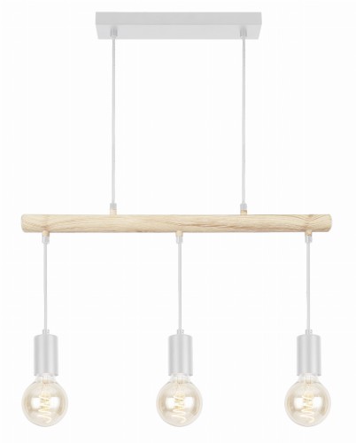 IZZY LAMPA WISZĄCA 3X60W E27 BIAŁY | Candellux 33-78070