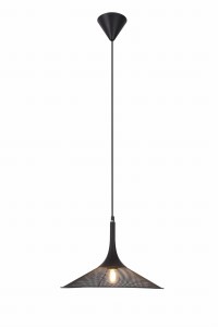 LAMPA WISZACA KIRUNA M 1 CZARNY 110x36x36 | Candellux 50101204