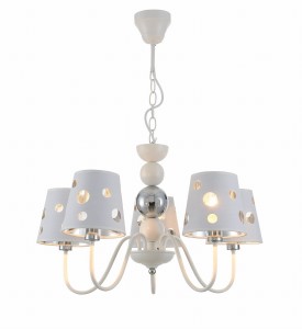 LAMPA WISZĄCA BATLEY 5 BIAŁY | Candellux 50205110