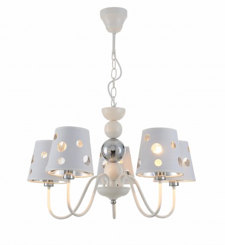 LAMPA WISZĄCA BATLEY 5 BIAŁY | Candellux 50205110