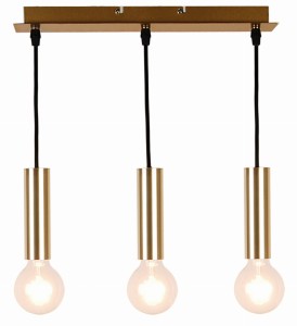 LAMPA WISZĄCA DALLAS 142 MM 3 ZŁOTY | Candellux 50103035