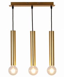 LAMPA WISZĄCA DALLAS 284 MM 3 ZŁOTY | Candellux 50103037