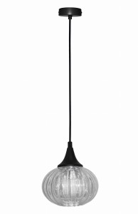 LAMPA WISZĄCA EXETER  145mm 1 CZARNY | Candellux 50101275