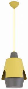LAMPA WISZĄCA FALUN 1 ŻÓŁTY | Candellux 50101149