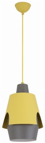LAMPA WISZĄCA FALUN 1 ŻÓŁTY | Candellux 50101149