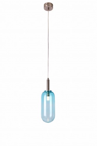 LAMPA WISZĄCA FIUGGI 1 NIEBIESKI | Candellux 50133213