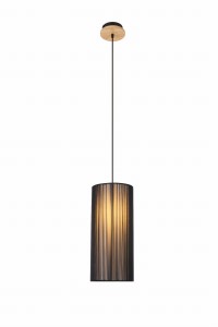 LAMPA WISZĄCA KIOTO 1 CZARNY 130x18x18 | Candellux 50101217