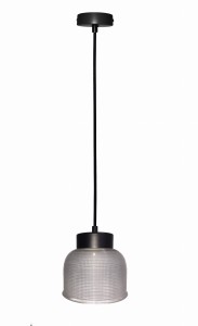 LAMPA WISZĄCA LIVERPOOL I 1 CZARNY 90x14,5x0 | Candellux 50101285