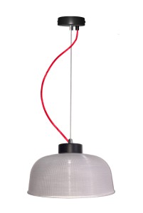 LAMPA WISZĄCA LIVERPOOL II 1 CZERWONY90x26,5x0 | Candellux 50101288