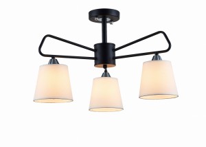 LAMPA WISZĄCA MORLEY 3 CZARNY | Candellux 50203091