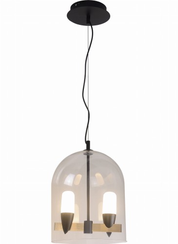 LAMPA WISZĄCA SAKAI 2 CZARNY ZŁOTY | Candellux 50233075