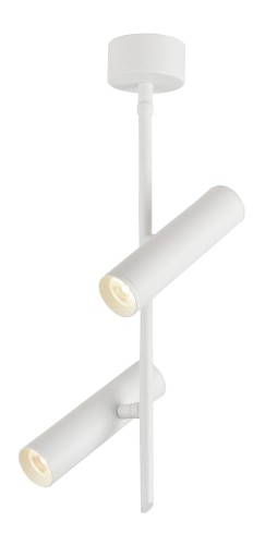 LAMPA WISZĄCA TUBA 2X5W LED BIAŁY 4000K | Candellux 32-76274