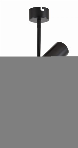 LAMPA WISZĄCA TUBA 2X5W LED CZARNY 4000K | Candellux 32-76267