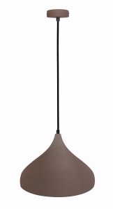 LAMPA WISZĄCA VIBORG 320mm 1 BRĄZOWY | Candellux 50101270