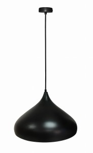 LAMPA WISZĄCA VIBORG 420mm 1 CZARNY | Candellux 50101267