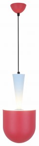 LAMPA WISZĄCA VISBY 1 NIEBIESKI CZERWONY | Candellux 50101164