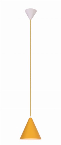 LAMPA WISZĄCA VOSS 1 ŻÓŁTY | Candellux 50101179