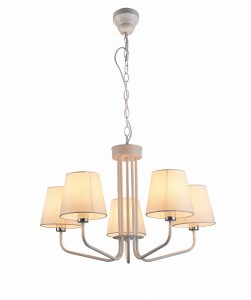 LAMPA WISZĄCA YORK 5 BIAŁY | Candellux 50205095