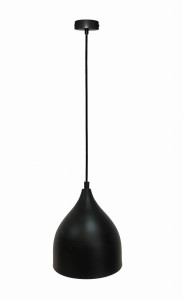 LAMPA WISZĄCA YSTAD 170mm 1 CZARNY | Candellux 50101268