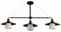 LOFT LAMPA WISZĄCA 3X60W E27 CZARNY | Candellux 33-43115