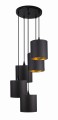 LONG LAMPA WISZĄCA TALERZ 5X40W E14 CZARNY | Candellux 35-73976
