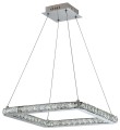 LORDS LAMPA WISZĄCA KWADRAT 42X42 24W LED CHROM | Candellux 31-34854