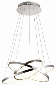 LUNE LAMPA WISZĄCA 50 OKRĄGŁY POTRÓJNY 60W LED 4000K CHROM | Candellux 33-64738