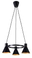 MORE LAMPA WISZĄCA 3X40W E27 CZARNY MATOWY | Candellux 33-71156